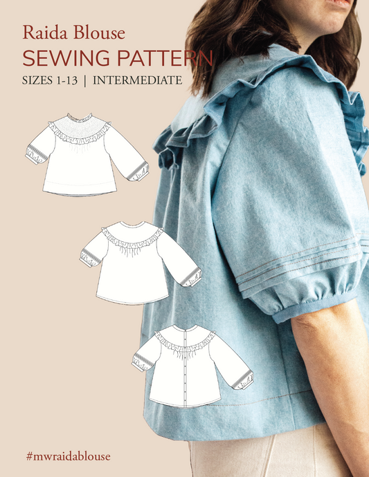 Raida Blouse | PDF Sewing Pattern